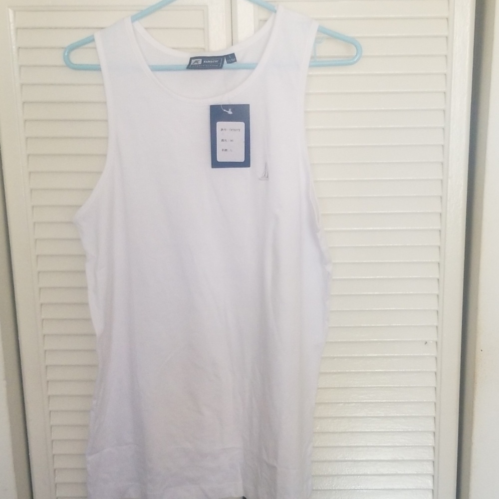 White tank top